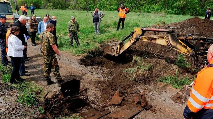 Под Таганрогом обнаружены обломки бронепоезда, вставшего на пути у немцев в 1941-м