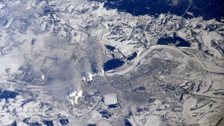 Илья Середюк показал фотографию Кемерова из космоса