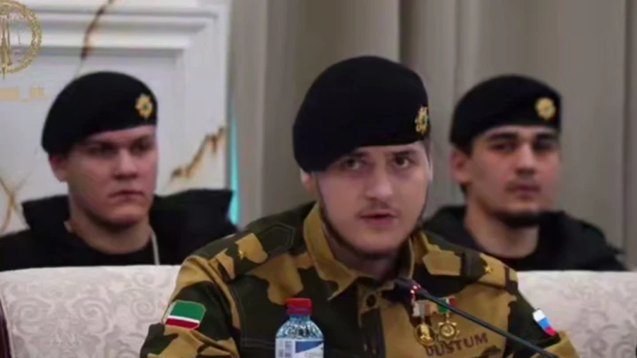 Сын Кадырова в погонах майора