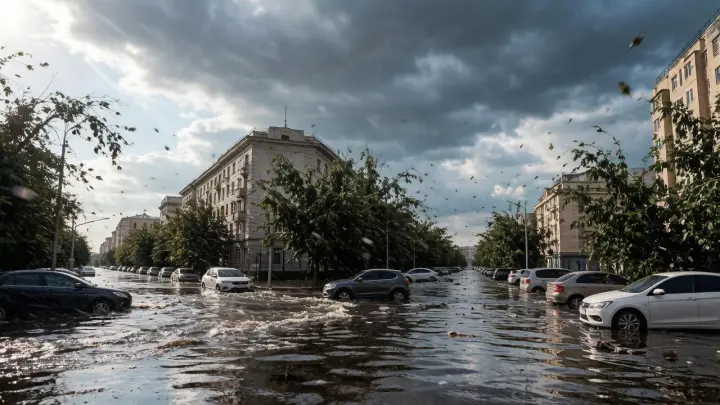Сочи уходит под воду. По Сети пошли мрачные кадры: Предупреждение МЧС – кого ещё ждут ливни и штормовой ветер