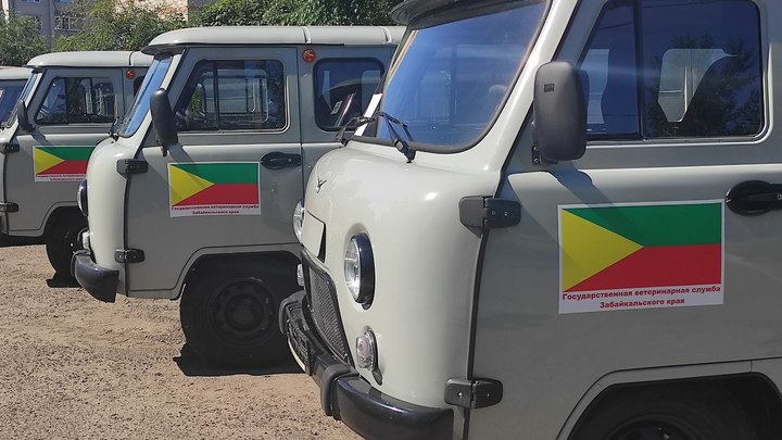 Ветстанция Забайкалья получила ключи от семи УАЗов и полугрузовой ГАЗели