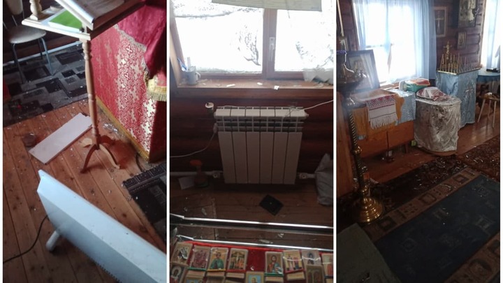 Вандалы разбили окна в церкви в Новосибирской области