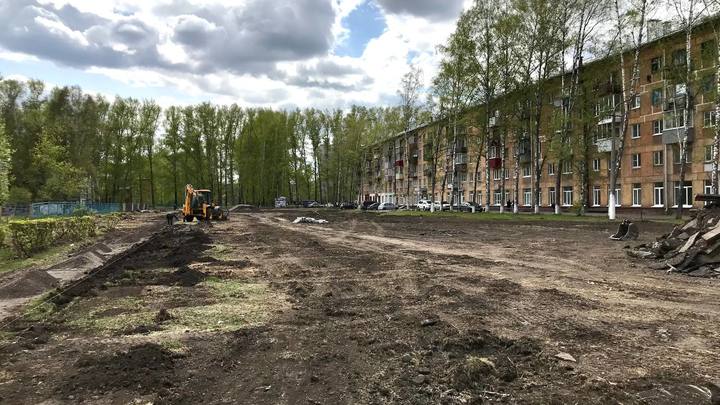 Фасады домов в Новокузнецке отремонтируют одновременно с реконструкцией сквера