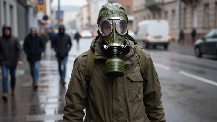 Жители Подмосковья надели противогазы из-за выбросов с мусорного производства