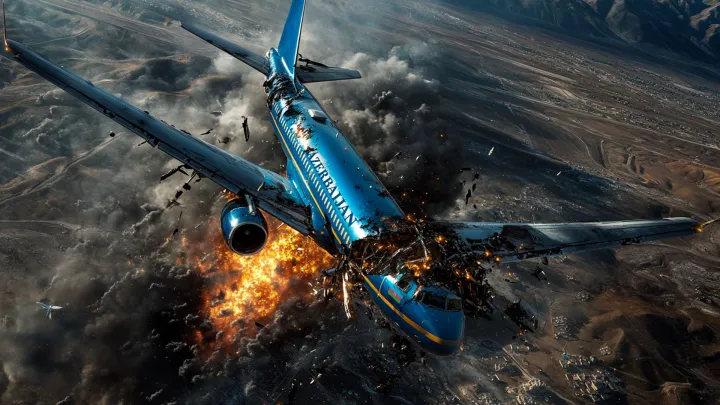 Эксперты не смогли определить тип боеприпаса, повредившего самолет AZAL