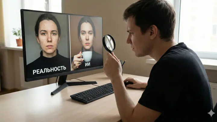 Прошло исследование: 77% жителей России не отличат ИИ изображение от реального
