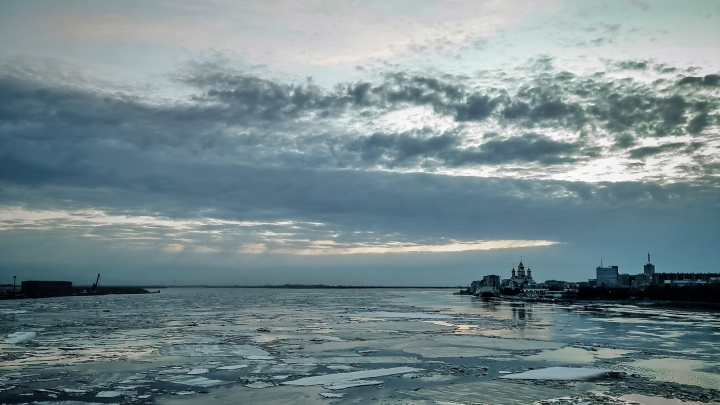 Стало известно, когда голова ледохода подойдет к Архангельску