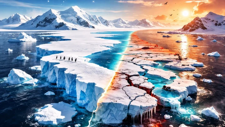 UCI: 77% ледников Антарктиды не тают с 1992 года, но остальные оказались под угрозой