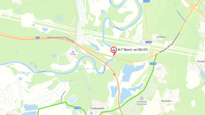 С 29 мая закрывается движение по мосту на Южном объезде Владимира
