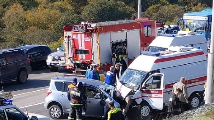 В ДТП со скорой помощью на Камчатке погибли два человека