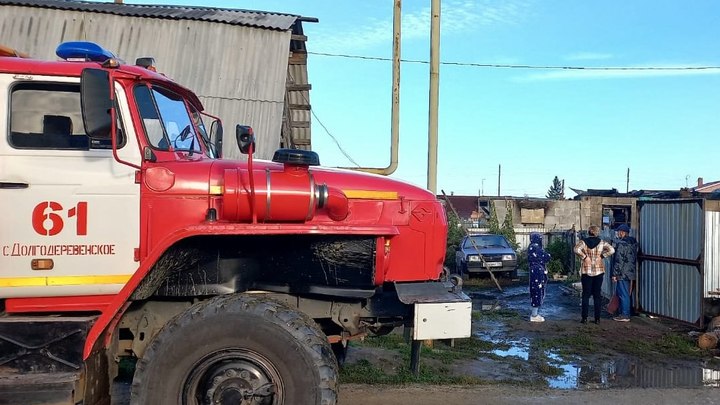 Многодетная семья в Челябинской области осталась без крова после ночного пожара