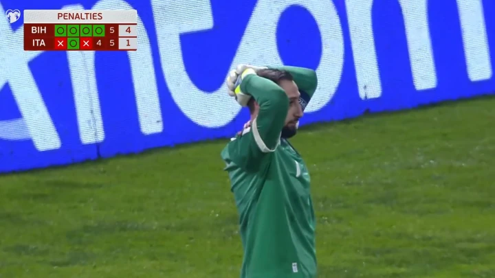 Сборная Италии проиграла Боснии и в третий раз подряд не попала на ЧМ-2026