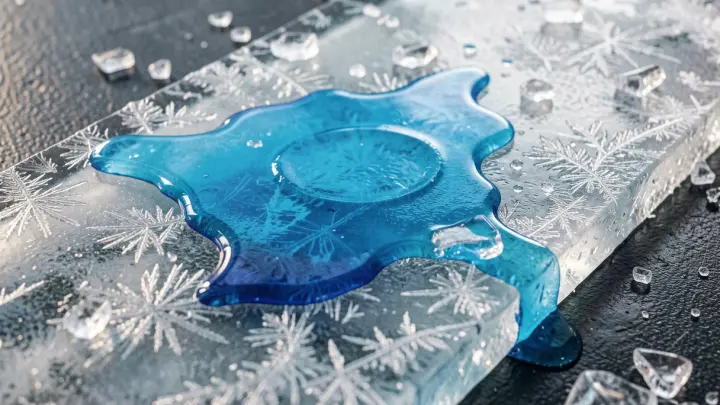 Подрядчики залили антифризом площадь у здания правительства во Владивостоке