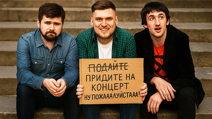 Придите хоть кто-нибудь!: Билеты не продаются, концерты никому не нужны — беглецы зазывают американцев на русском языке. Просчитались, но где? Придите хоть кто-нибудь!: Билеты не продаются, концерты никому не нужны — беглецы зазывают американцев на русском языке. Просчитались, но где?