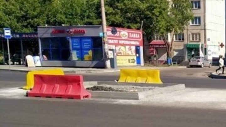 В Челябинске делают новые сужения дорог и островки безопасности ради пешеходов