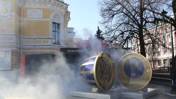Часы-яйцо обошлись Нижнему Новгороду почти в четыре миллиона рублей