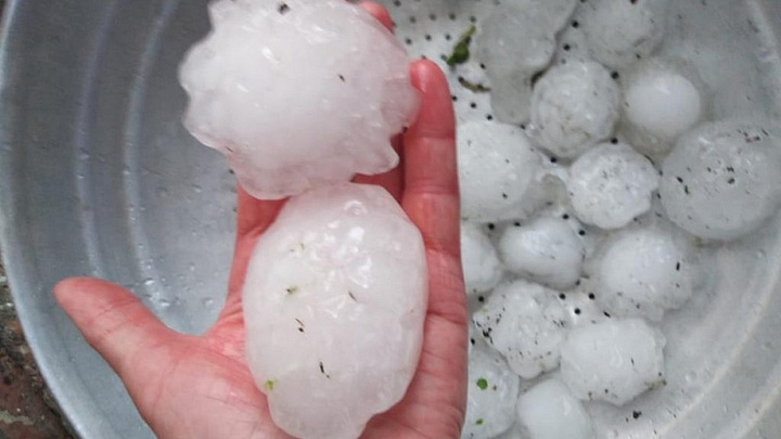 В двух районах Кубани прошел град