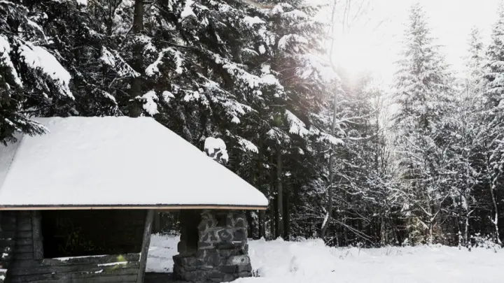 Жители горных сёл в Дагестане откапывают свои дома из-под снега после циклона