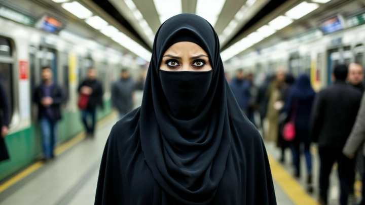 Военный сделал замечание мигрантке в никабе - и понеслось. Русские не сдержались: Почему их вообще в метро пускают?