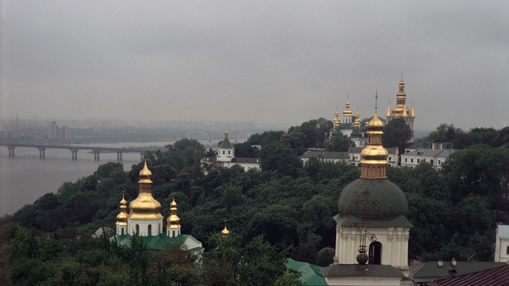 Пожар в Киево-Печерской Лавре. Есть пострадавшие