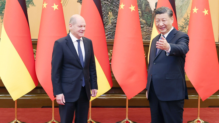 Си Цзиньпин не пожал руку Олафу Шольцу
