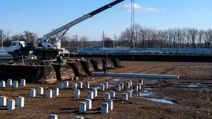 В Краснодаре начали строить школу для детей из посёлка Плодородного