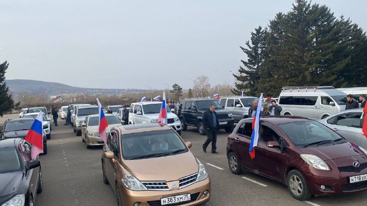 Автоколонна большого профсоюзного пробега прошла через Забайкалье