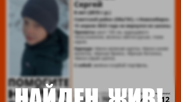В Новосибирске окончены поиски двух пропавших в разных районах 8-летних мальчиков