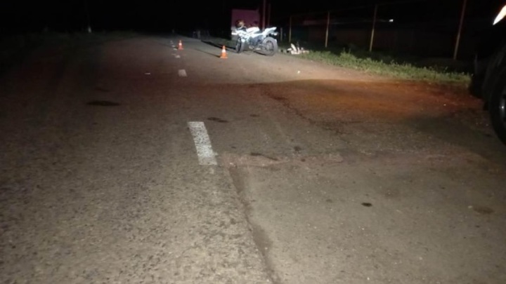 На Кубани четверо подростков на мотоциклах попали в жесткое ДТП