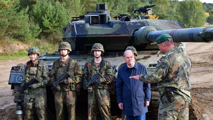 На Донбассе замечены переданные Польшей Украине танки Леопард