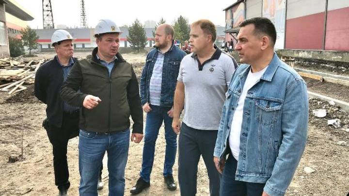 В Новокузнецке стартовал последний этап реконструкции Арены Кузнецких Металлургов