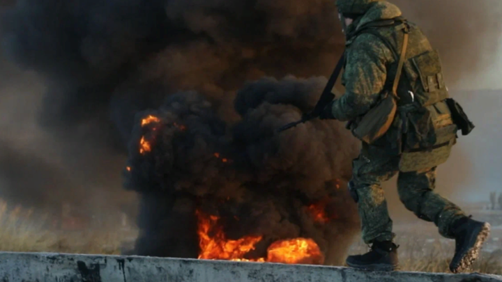 Рэмбо. Наши дни - и это не кино: Русский солдат в одиночку захватил опорный пункт ВСУ