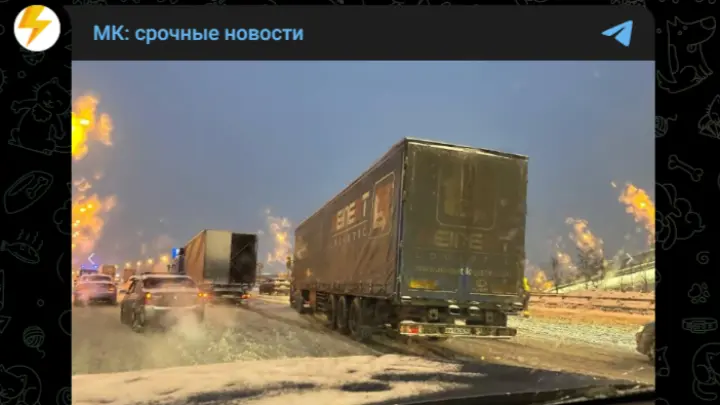 Семибалльные пробки сковали столицу из-за рекордного снегопада