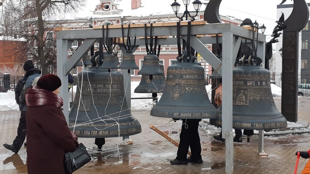 В Нижегородский Кремль привезли колокола