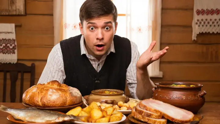 Оливер приехал в гости к русской тёще и обалдел: Копчёный жир?. Украинцы негодуют