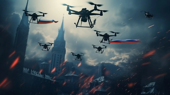 Собянин: Два вражеских БПЛА уничтожено на подлете к Москве