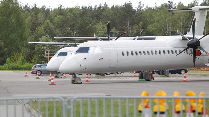 Опубликовано видео воздушной погони за украденным в США Bombardier