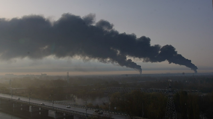 Склад боеприпасов горит в Белгородской области