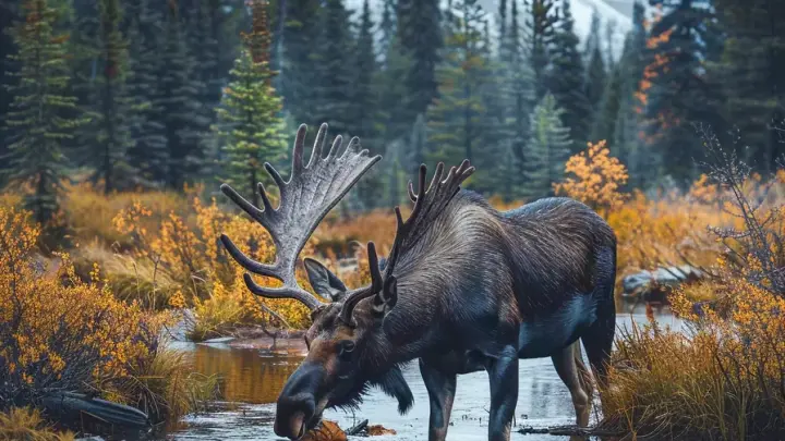 Почему лоси выходят к людям и что не нужно делать при встрече с ними