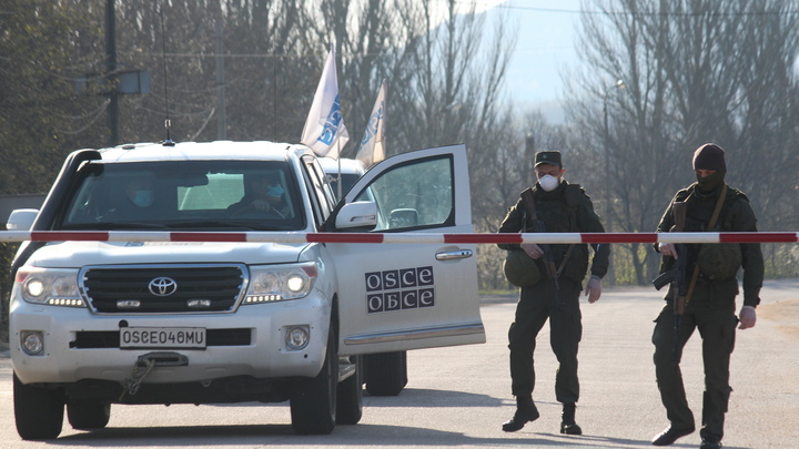 Миссия ОБСЕ бросила свои автомобили в Ростове