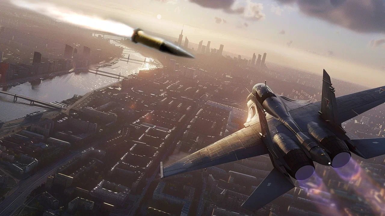 Польша подняла самолёты по тревоге. Русские наносят удары по складам. F-16 на границе не скрыться