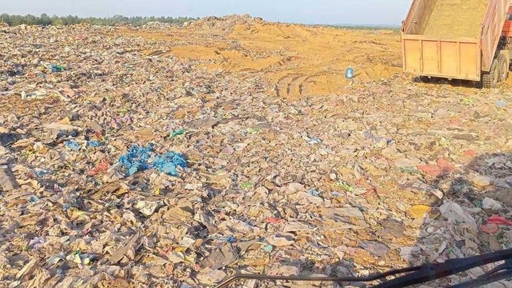 После пожара на полигоне под Балахной превышение вредных веществ в воздухе не зафиксировано