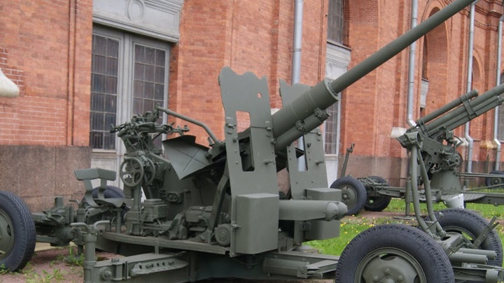 Советская зенитка С-60 разгромила позиции украинских боевиков в ДНР