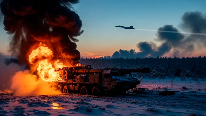 Американский Хаймарс уничтожен неизвестным убийцей. На Украине паника: Что это было? Русские сделали хитрый ход