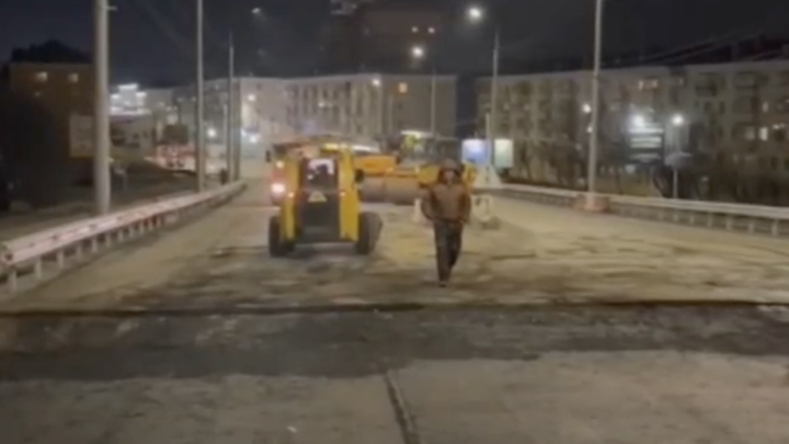 В Кургане Некрасовский мост открыли с недоделками