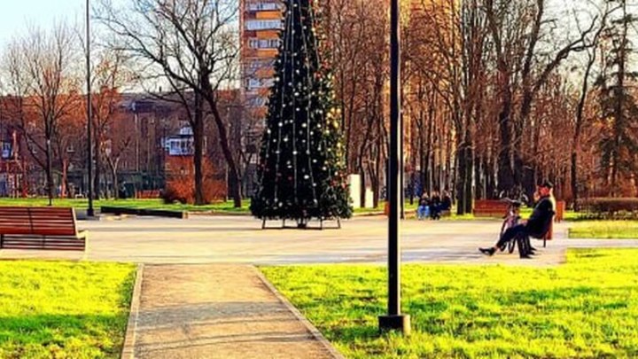 Мобилизованный журналист из Самары показал новогоднюю елку в Луганске