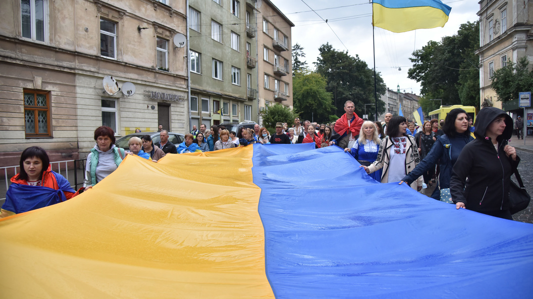 Украинские активисты в Кракове. Новый майдан 2024