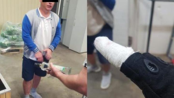 Житель Новосибирска покусал бойца ГБР из-за бутылки водки