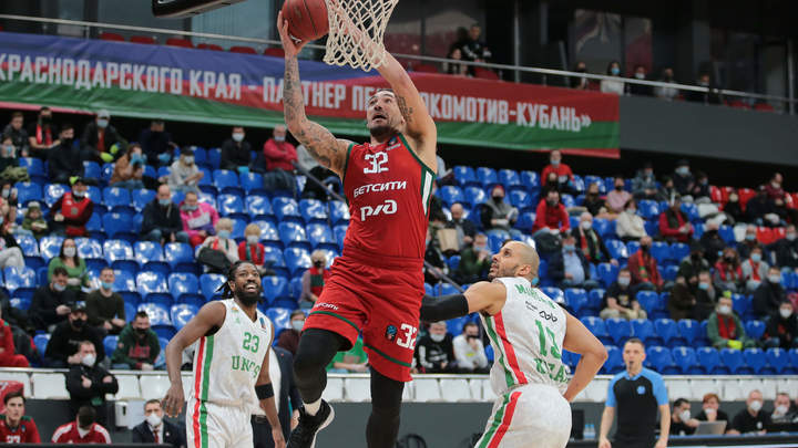 Локомотив-Кубань сравнял счет в серии 1/4 финала Кубка Европы с УНИКСом