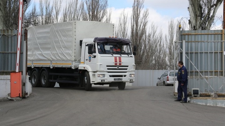 Мэрия Херсона получила молочные продукты для раздачи гумпомощи